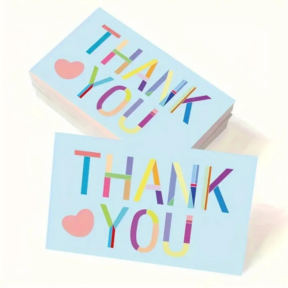 100 Thank You Cards